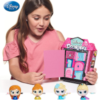 迪士尼冰雪奇缘盲盒松松甜品屋拆拆乐艾莎安娜公主叠叠乐玩偶公仔