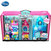 迪士尼冰雪奇缘2艾莎安娜城堡叠叠童话屋套装公仔女孩过家家玩具 豪华奇幻套装694043座房子-3只公仔