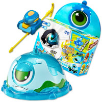 q陀螺儿童玩具梦幻对战旋转陀螺男孩玩具战斗盘全套装 光速眼-合金版陀螺