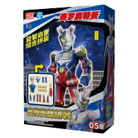 正版玩具发光人偶奥特必杀蛋迪迦艾克斯捷德黑暗银河奥特曼变形宇宙咸蛋超人战士怪兽 奥特英雄拼装-赛罗奥特曼