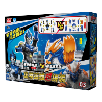 正版玩具发光人偶奥特必杀蛋迪迦艾克斯捷德黑暗银河奥特曼变形 英雄超拼装-布鲁奥特曼(跃水形态)VS霍洛波罗兹