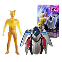 日本万代BANDAI奥特曼人偶艾克斯闪光手镯与赛罗奥特曼金特别版套装动漫同款儿童玩具男孩公仔摆件 手镯与赛罗奥特曼金