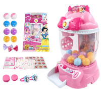 迷你抓娃娃机玩具迪士尼冰雪奇缘儿童心奇欢乐迷你夹娃娃机糖果机游戏机圣诞节 心奇欢乐夹娃娃机粉色（白雪公主）