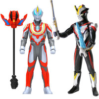 [官方新款]玩具迪迦欧布捷德奥特曼卡片变身器儿童拼装超人玩具男孩声光人偶 奥特之力-捷德奥特曼+维克特利奥特曼