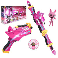 [上市]迷你队玩具X机甲变形合体机器人金刚玩具声光之弗特雷露西塞米战警男 [特工X装备]-露西炫能杖(2种形态)+能量盘