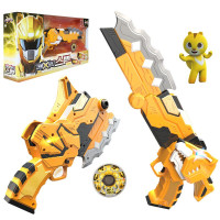 [上市]迷你队玩具X机甲变形合体机器人金刚玩具声光之弗特雷露西塞米战警 [特工X装备]-麦克斯炫能枪(2种形态)+能量盘