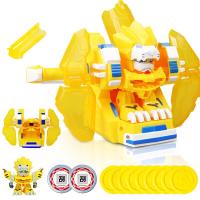 正版机战激战奇轮3射击玩具电烈焰奇轮战车电动狮王2神兽轮套装 80229电动狮王奇轮战车[送20战轮]