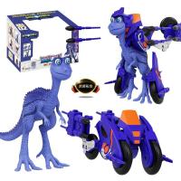 德馨时空龙骑士大号恐龙机甲变形战车钢铁霸王利刃速恐龙变形玩具 【顺丰】速度之星】大恐龙+战车可变型合体发射导