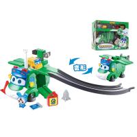 猪猪侠百变校巴场景赛道变形玩具一键变形男孩汽车玩具礼盒装歌德 机长歌德