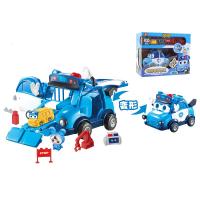 猪猪侠百变校巴场景赛道变形玩具一键变形男孩汽车玩具礼盒装歌德 警长歌德