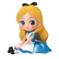 BANDAI万代Qposket 迪士尼公主迷你公仔人偶收藏模型女孩手办玩具 可爱迷你公仔爱丽丝35671A