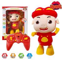 正版授权大号猪猪侠玩具智能音乐公仔模型 菲菲波比会说话触摸互动早教机小呆呆超 [遥控充电版]猪猪侠中号故事机[非详情款]