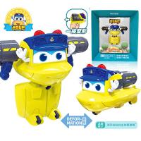 正版百变校巴猪猪侠迷你变形车长歌德套装消防队长警车校车巴士男儿童玩具 迷你变形车-船长歌德[送积木+文具]