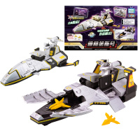 万代闪耀迪迦奥特曼飞机GUTS胜利飞燕1号2雅格第斯作战变形飞船航空母舰队员证合体收藏摆件声 53123迪迦-雅格第斯号