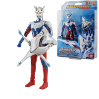 万代赛罗奥特曼全套玩具可动豪华版暗黑闪耀无限形态眼镜软胶人偶 62720-4赛罗奥特曼(50年纪念版)[