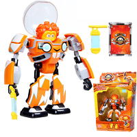 正版蛋蛋小子可动公仔爆能机甲王玩具爆丸变形机器人男孩全套派奇莱迪朱古丽儿童生日女孩 1322可动公仔-莱迪[送积木]