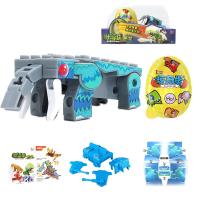 爱动咔咔龙魔块模块玩具儿童恐龙变形积木套装卡卡模块霸王龙翼龙剑齿虎猛犸象恐 咔咔魔块91108-3猛犸象(送积木+文具)