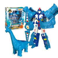 心奇爆龙战车2之机甲战龙恐龙战士变形烈焰霸王龙玩具传说龙王剑暴龙战车新奇暴力恐龙蛋男孩儿童变 豪华款裂地腕龙(含兑换卡)