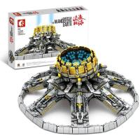 [官方直供]正品森宝流浪地球积木周边模型玩具拼装运载车坦克运输车军事爱好收藏拼装积 [行星发动机2453片]107028
