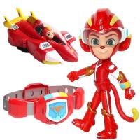 [官方直供]正版宇宙护卫队玩具变形机车风暴闪电彩虹公仔玩偶套装男孩女孩玩 闪电套装[大号闪电公仔+闪电机车+闪电飞梭]