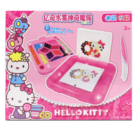 [新春][迪士尼公主系列]亿奇水雾魔珠神奇的水雾魔珠魔豆拼图套装冰雪奇缘苏菲亚玩具 [升级版]kitty