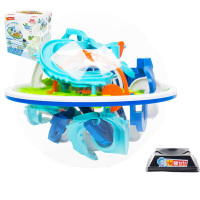 洛克王国螺丝钉玩具魔幻迷宫球299关翼系 智力球138关水系儿童成长玩具 水星迷宫挑战版高级-高阶158关