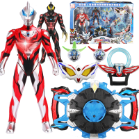 奥特曼变身器套装DX捷德基德召唤升华器变形胶囊杰德儿童玩具男孩动漫套 A047英雄随机+罗布腰带+贝利亚+手环+赛罗眼镜