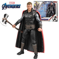 漫威复仇者联盟4终局之战雷神惊奇队长可动人偶手办模型玩具可动手办 雷神透明支架