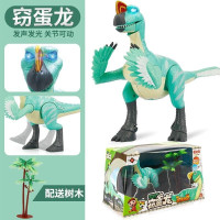 恐龙日记仿真霸王龙三角龙窃蛋恐龙战车软胶变形电动男孩儿童玩具 恐龙日记-窃蛋龙