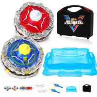 奥迪双钻飓风战魂5陀螺玩具儿童拉线炫光合体男女孩对战加速竞技战斗王套 [合体加速]战神之翼+裂天魔剑[赠收纳箱+战斗盘]