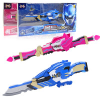 正版迷你特工队x玩具炫能装备系列光之变形组合套装玩具 [露西+弗特]炫能装备(变形+声光)