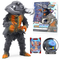 泰罗奥特曼咸蛋超人赛文艾斯超可动人偶带披风正版大号玩具 奥特战甲怪兽系列-安东拉怪兽