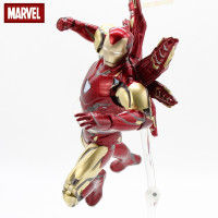 中动正版漫威复仇者联盟4蜘蛛侠钢铁侠绿巨人手办玩具模型周边 [店长推荐]钢铁侠MK85支架版