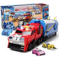 [299-30]展高韩国正版迷你特工队五炫X机甲变形合体创世机金刚玩具儿童机器人战士汽车 [展高正版]特工X重卡8810