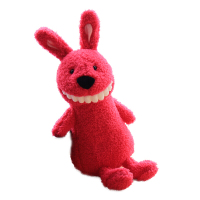 微笑大牙玩偶公仔呲牙猪恐龙毛绒玩具布娃娃女生可爱丑萌抱着睡觉 兔子 小号【全长约28cm】