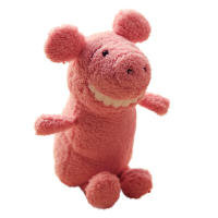 微笑大牙玩偶公仔呲牙猪恐龙毛绒玩具布娃娃女生可爱丑萌抱着睡觉 新版猪 中号[全长约40cm]