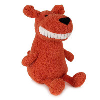 微笑大牙玩偶公仔呲牙猪恐龙毛绒玩具布娃娃女生可爱丑萌抱着睡觉 旧版狗 大号[全长约60cm]