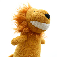 微笑大牙玩偶公仔呲牙猪恐龙毛绒玩具布娃娃女生可爱丑萌抱着睡觉 狮子 大号【全长约60cm】