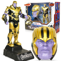 庄臣复仇者联盟4变形玩具系列漫威手办钢铁侠蜘蛛侠黑豹灭霸变形收藏玩具 灭霸变形玩具