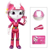 宇宙护卫队玩具男孩变形机车套装风暴闪电彩虹公仔玩偶套装男孩女孩玩具1 大号6寸超可动彩虹公仔52003