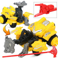 庄臣 反斗战车玩具帝王龙剑刃虎巨神鹰儿童模块组装玩具车对战套装 8702反斗战车剑刃虎