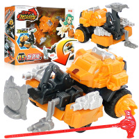 庄臣 反斗战车玩具帝王龙剑刃虎巨神鹰儿童模块组装玩具车对战套装 8705反斗战车爆袭熊