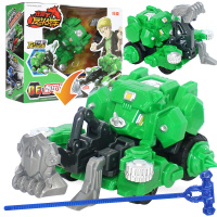 庄臣 反斗战车玩具帝王龙剑刃虎巨神鹰儿童模块组装玩具车对战套装 8706反斗战车刺甲犀