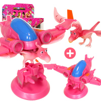 时空龙骑士玩具拼装组合恐龙机甲战车玩偶穿梭者套装车公仔男孩女孩套装 小号拆装恐龙+机车幻影骑士