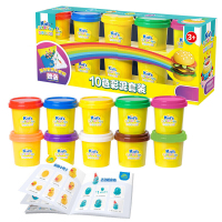 杰思创 彩泥粘土玩具橡皮泥儿童手工制作DIY玩具工具模具套装太空泥沙 彩泥补充装