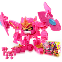 果宝特攻2玩具 2代果宝战神合体套装七合一特工7合1变形机器人机甲 果宝特攻3升级解锁蜜桃战宝