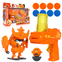 果宝特攻4凯铠之魂玩具 解锁香橙菠萝战宝4套装爆裂变形特功工 [爆裂射击套装]香橙酷酷