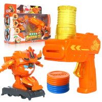 果宝特攻4凯铠之魂玩具 解锁香橙菠萝战宝4套装爆裂变形特功工 [翻滚射击套装]香橙酷酷