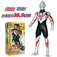 灵动创想 奥特曼泰迦泰罗奥特曼人偶男孩玩具多关节可生日 [发光+可动版]欧布奥特曼(欧布原生)1607