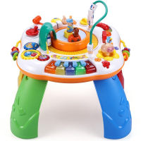 多功能学习桌婴儿玩具一岁宝宝玩具女孩男孩儿童早教机婴幼儿玩具1-3岁谷雨游戏桌 多功能游戏桌